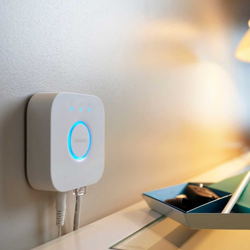 Kit Focos Smart Led Bluetooth Philips 4pzs Hue Wifi Luz Multicolor