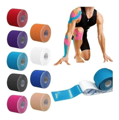 4 Piezas De Cintas Kinesiológica Vendaje Neuromuscular Tape