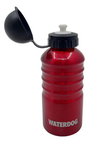 Botella Deportiva Aluminio Waterdog 500ml Liviano Running Color Red / Tapa C