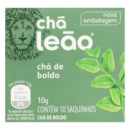 Chá Leão boldo em sachê 10 g 10 u