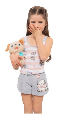 Pijama Nena Verano Algodón Talles Grandes Lencatex 23903e