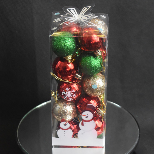 Esferas 4 Cm Decoración Adornos Para Árbol Navidad 20 Pz