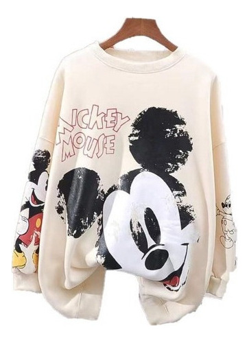 Ut Suéter De Las Señoras Simple Mickey Disney Estilo Coreano