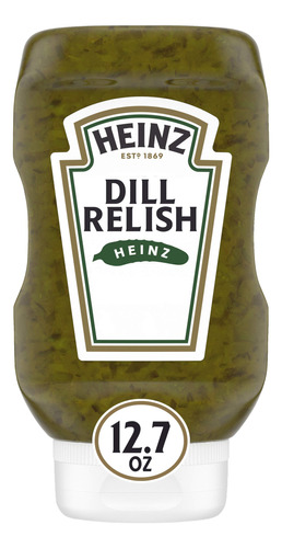 Heinz Dill Relish, Botella De 12.7 Fl Oz