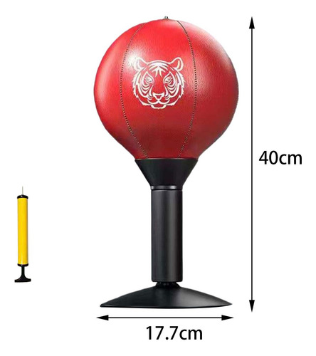 Bolsa De Boxeo Portátil Para Entrenamiento En Casa Rojo