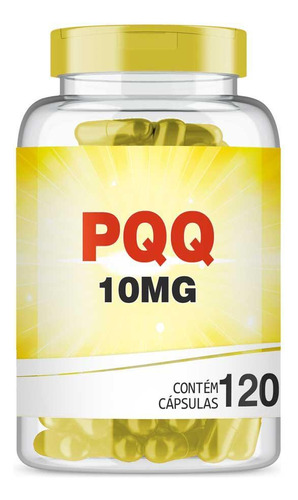 Pqq 10mg Poderoso Antienvelhecimento Com 120 Cápsulas
