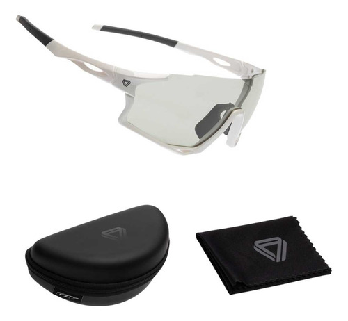 Gafas Fotocromaticas Ciclismo Running Calvert Gw Lente Fotocromático Armazón Blanco