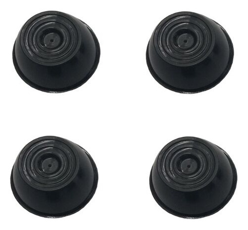 (4) Power Wheels Retainer Cap Push Nut Black .437  Genui Aah