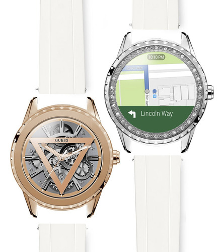 Correa Band Smart Watch Marca Guess Accesorios Reloj Smart Ancho 20 Mm Color Blanco