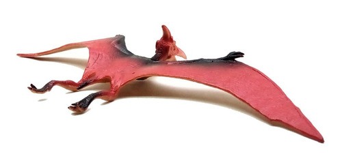 Muñeco Dinosaurio Terodáctilo Rojo Chico.
