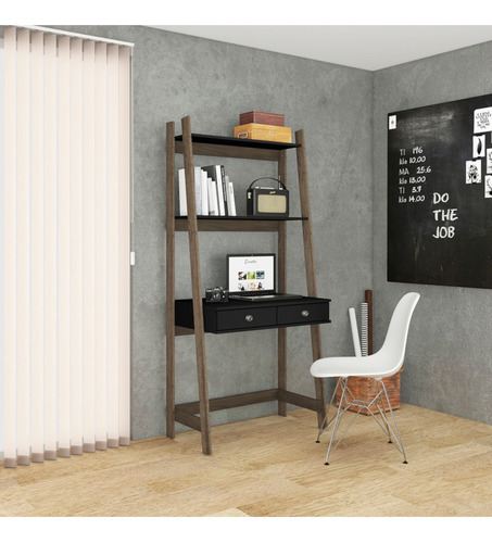 Escritorio Bertolini Rt 3120 Rustico Negro