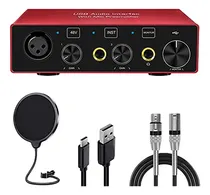 Comprar 2i2 Interfaz De Audio Interfaz De Audio Preamplificadores De