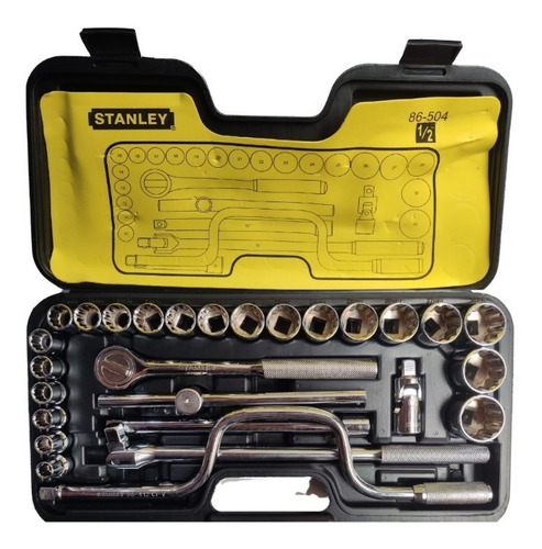 Juego De 29 Dados Mando 1/2pLG 10-32mm 86-504 Stanley 