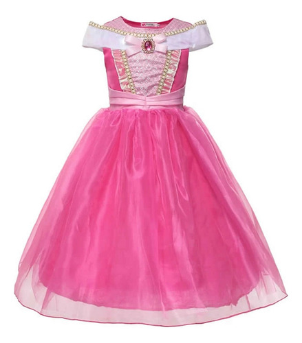 2 Vestido Aurora La Bella Durmiente Para Niñas, Princesa