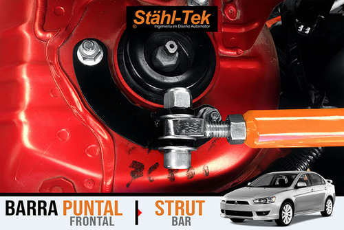 Stahl-tek Barra Puntal Frontal (strut Bar) Lancer 07 A 17