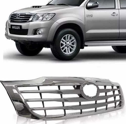 Careta Parilla Toyota Hilux 2012/2015 4x4 Cromada