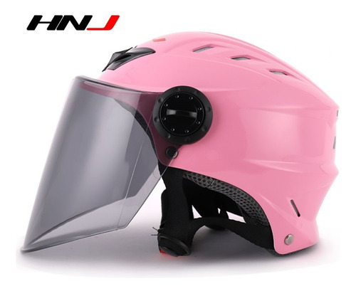 Hnj Casco De Moto Medio Casco Para Bicicleta Eléctrica