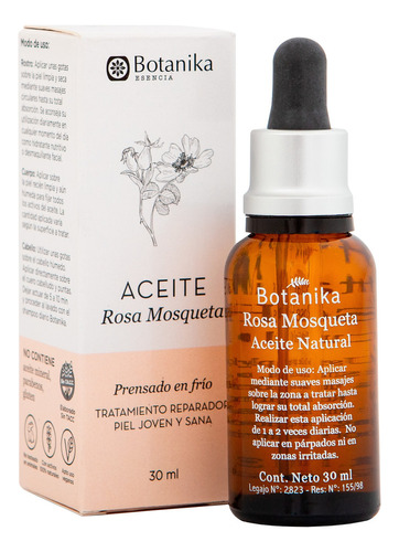 Natier Botanika Aceite Rosa Mosqueta Reparador Puro X 30ml