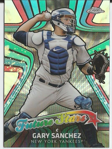 2017 Topps Chrome Future Stars #fs-1 Gary Sanchez Yankees