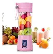 Comprar Mini Liquidificador Mixer Juice Garrafa Portátil Usb Recarre Cor Rosa 3 7V