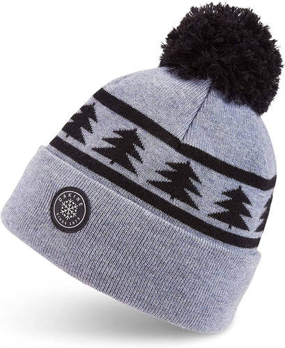 Jack Pine Merino Pom Beanie Sombrero De Clima Frío Para Unis