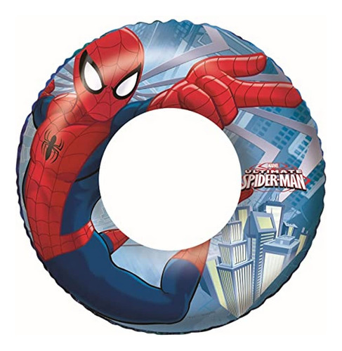 Bestway Xxx21  Spider-man - Anillo De Natación De 22 Pulga.