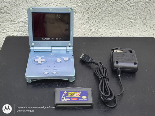 Game Boy Advance Sp Doble Brillo Azul +juego Repro+ Cargador Artic Blue (Usado)