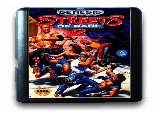 Juego Streets Of Rage 2 Compatible Con Sega Genesis