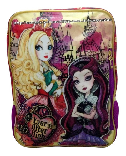 Mochila Escolar G De Costas Ever After High Original Sestini