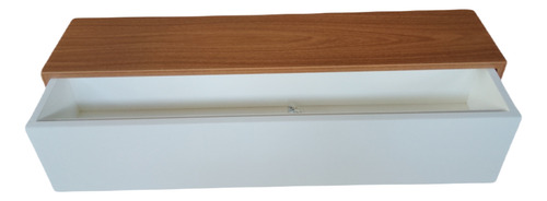 Aparador Suspenso Com Uma Gaveta Branco 60x15x15