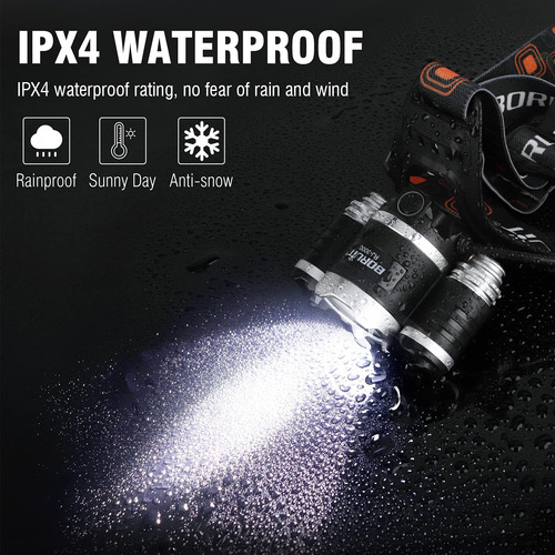 Faro Recargable Led 5000 Lúmenes 3 Modos Impermeable