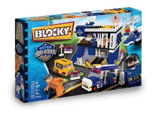 Blocky Super Policias 290 Piezas - P3