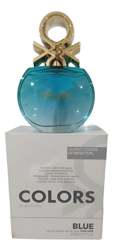 Perfume Benetton Colors Blue For Her Edt 80ml-caja Blanca