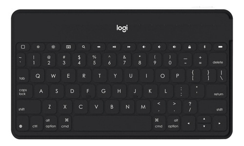 Teclado bluetooth Logitech Keys-To-Go QWERTY inglés UK color black