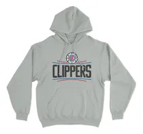 Comprar Buzo Canguro Basquet Basketball Todos Los Equipos Gris