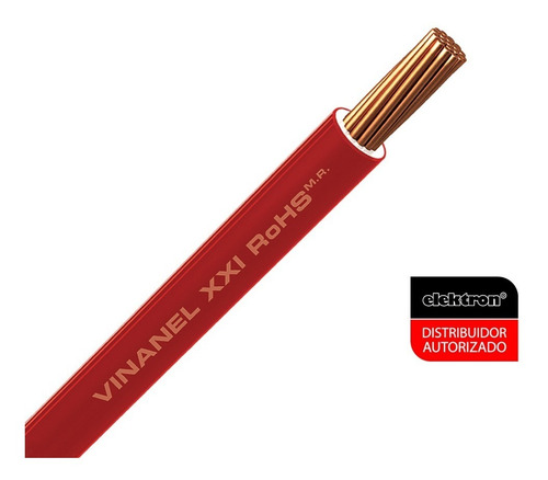 Imagen 3 de 5 de Caja 100 Mts Cable Rojo Thw Cal 10 Awg Condumex Vinanel Xxi