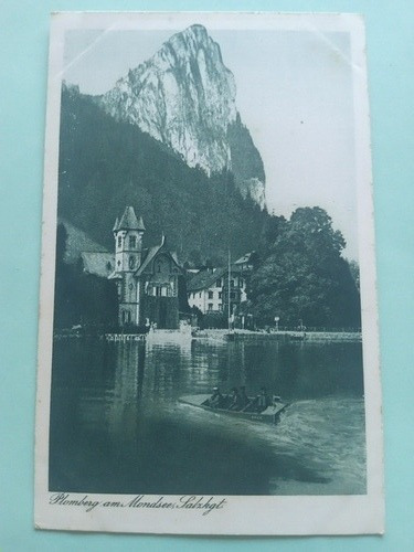 Austria Postal Salzkammergut Plomberg Am Mondsee Salxkgt 