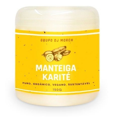Imagem 2 de 5 de Base Manteiga De Karité Pura 100% Vegana 150gr Rápida