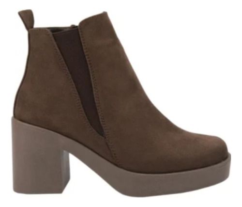 Botines Para Mujer Tacón Cómodo Kit 2 Pares 1109606
