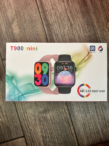 Smart Watch Mini Pantalla Hd Para Mujer Correas Para Iphone Rosa Milanese Rosa Plata.negro