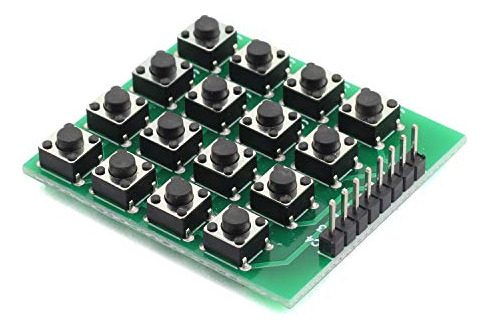 Módulo De Teclado Tegg Matrix De 8 Pines, 4 X 4 X 16 Teclas,
