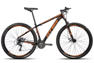 Bicicleta Aro 29 Gts Pro M5 Intense 24 Marchas Freio A Disco Cor Preto/Laranja Tamanho do quadro 19