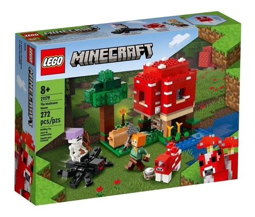 Lego Minecraft La Casa Hongo 272 Piezas - 21179