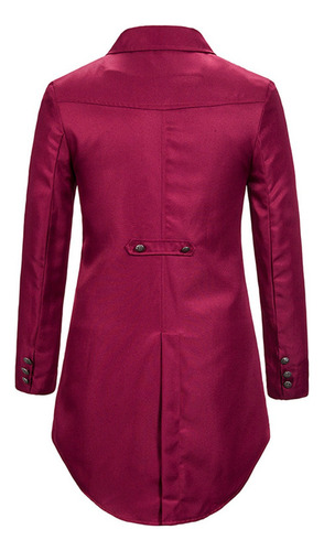 Abrigo Para Hombre W T722, Vestido Gótico, Uniforme De Esmoq