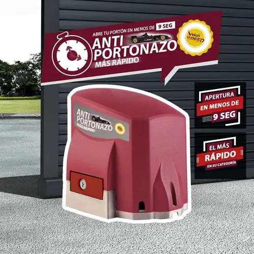 Kit Motor Veloti Speed 500 Anti Portonazo 2 Controles