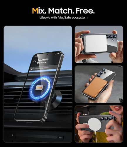 Funda Para Galaxy A16 Case Protector Lente Magnética+2