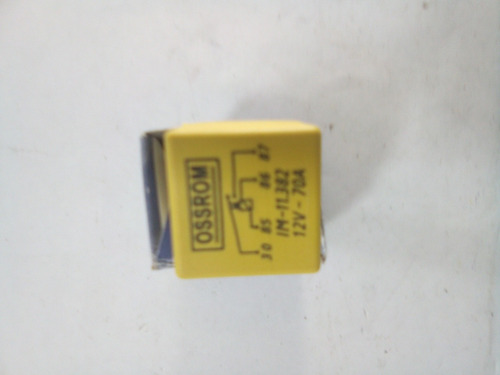 Rele 4pines Corsa 12 Voltios 70.amp Amarillo #im.11382