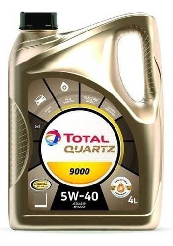 Lubricante Total Quartz 9000 5w40 4l Sintetico. L46