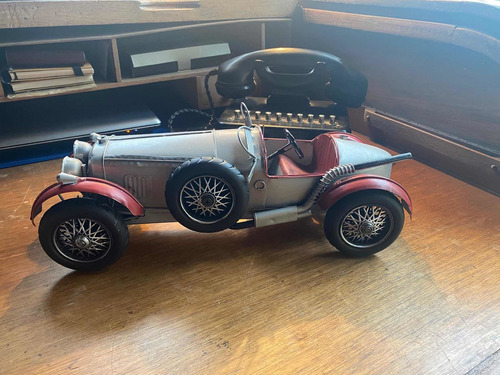 Auto Deco Chapa Vintage 35 X 14 Bugatti Adorno Estilo Antigu