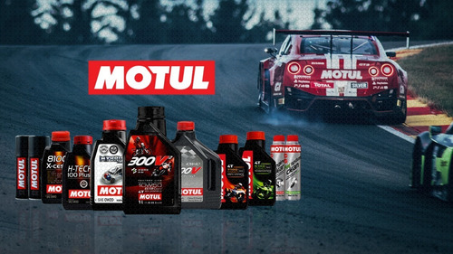 Óleo de motor Motul semi-sintético 10W-40 para motos e quadriciclos x 4L
